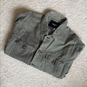 Forever 21 Green Button-Up Jacket